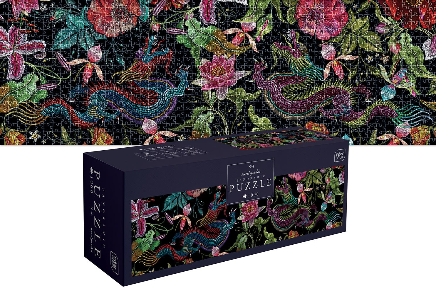 Titkos kert 4 - panoráma Interdruk 1000 darabos kirakó puzzle (ID-PUZPA1000SG4) - puzzlegarden