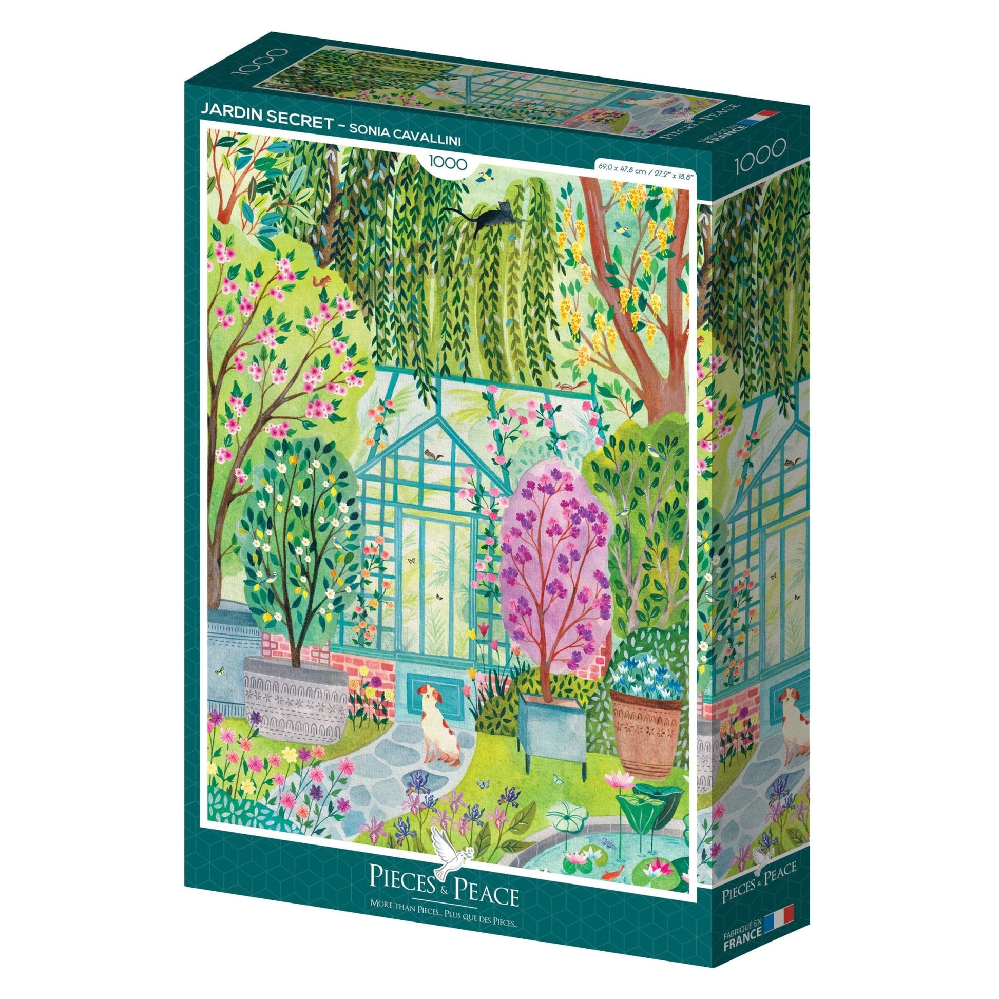 Titkos kert Pieces & Peace 1000 darabos kirakó puzzle (PaP - 0108 3770001401089) - puzzlegarden