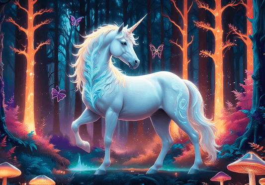 Titokzatos unikornis Trefl 1000 darabos kirakó puzzle (TR - 10955) - puzzlegarden