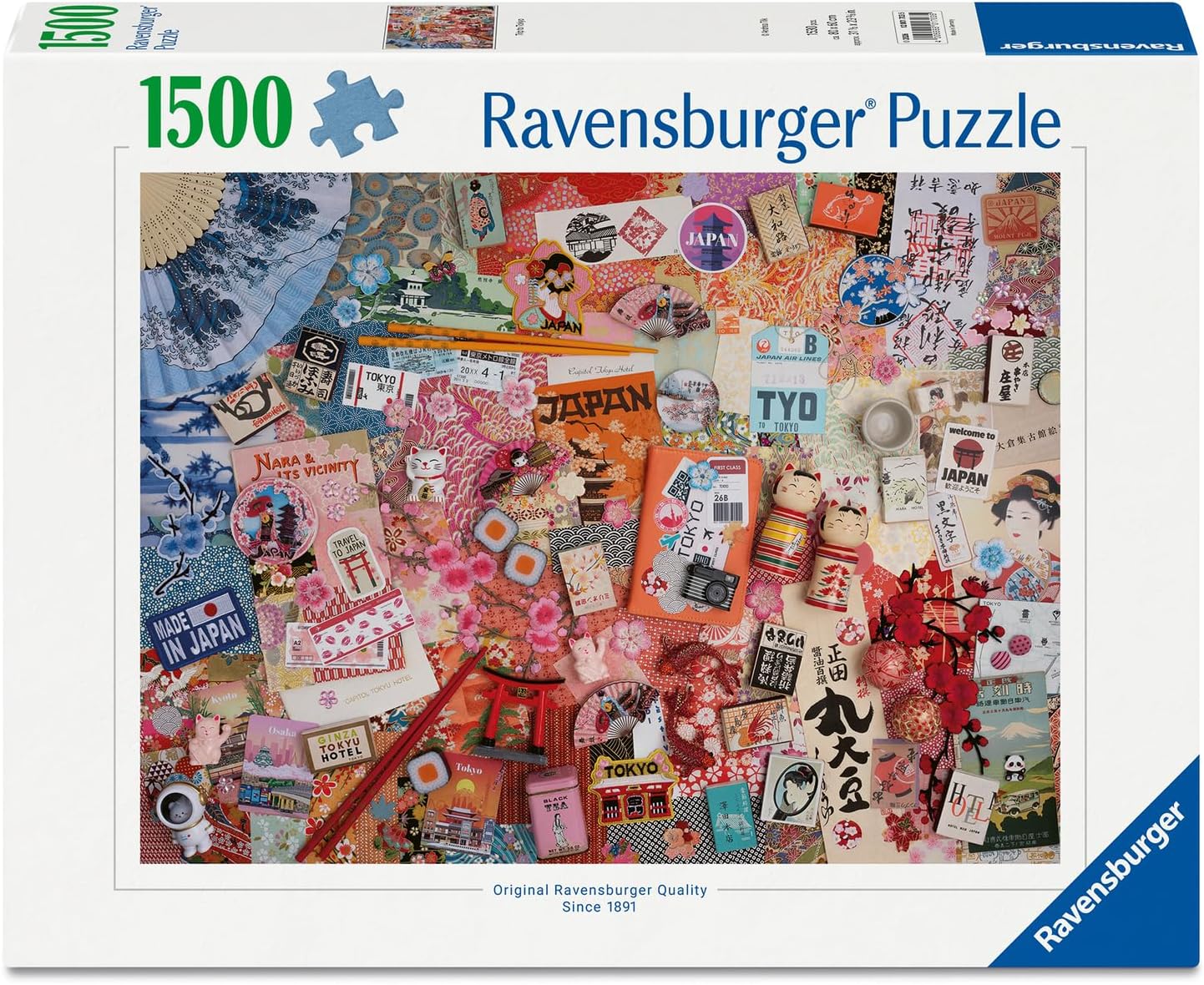 Tokiói utazás Ravensburger 1500 darabos kirakó puzzle (RA-12001703) - puzzlegarden