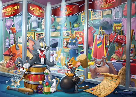 Tom és Jerry Ravensburger 1000 darabos kirakó puzzle (RA-16925 4005556169252) - puzzlegarden