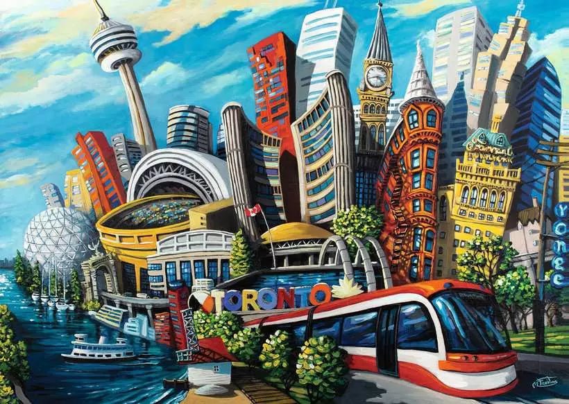 Toronto Ravensburger 1000 darabos kirakó puzzle (RA-12001852) - puzzlegarden