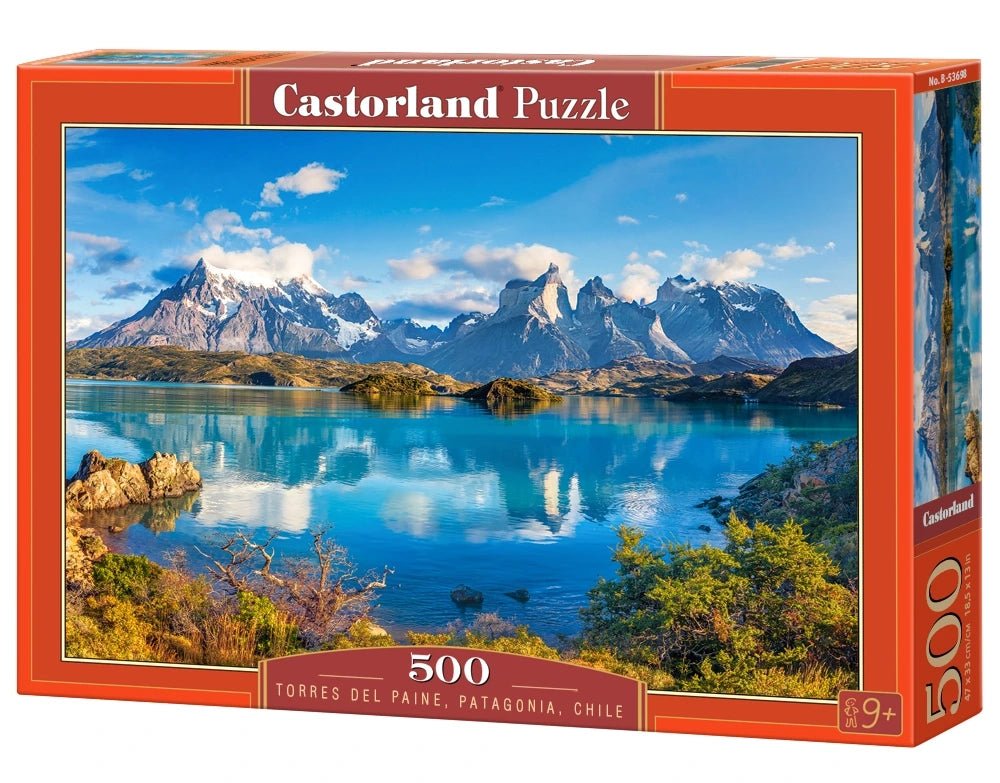 Torres del Paine, Patagónia, Chile Castorland 500 darabos kirakó puzzle (C-B-53698 5904438053698) - puzzlegarden