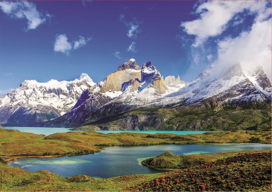 Torres del Paine, Patagónia Educa 1000 darabos kirakó puzzle (ED - 19259) - puzzlegarden