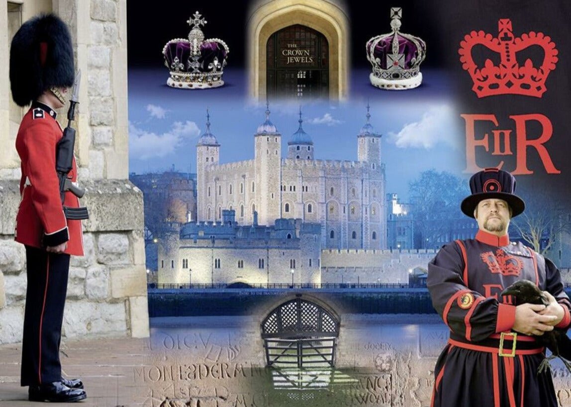 Történelmi királyi paloták - Tower of London Ravensburger 1000 darabos kirakó puzzle (RA-19581 4005556195817) - puzzlegarden