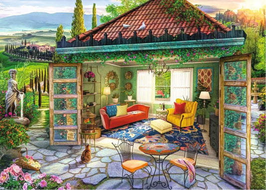 Toszkán Oázis Ravensburger 1000 darabos kirakó puzzle (RA - 16947) - puzzlegarden