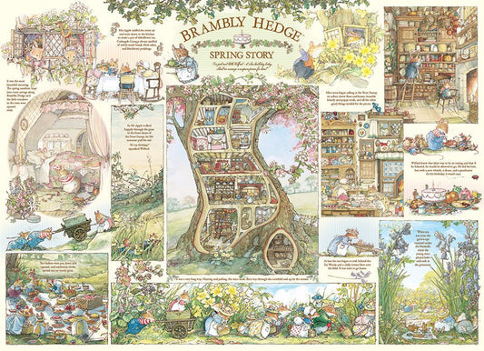 Töviszug – Tavaszi történet Cobble Hill 1000 darabos kirakó puzzle (CH - 40015) - puzzlegarden