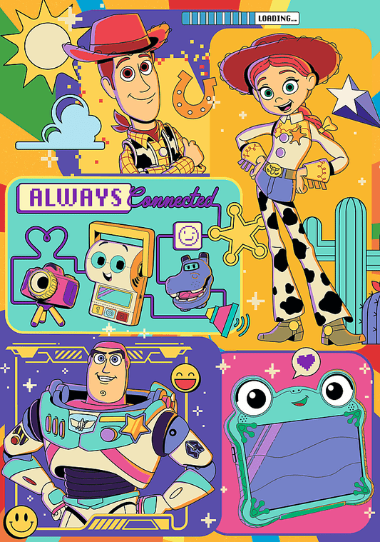 Toy Story 5 – A játékok világa Trefl 1000 darabos kirakó puzzle (TR-12148) - puzzlegarden