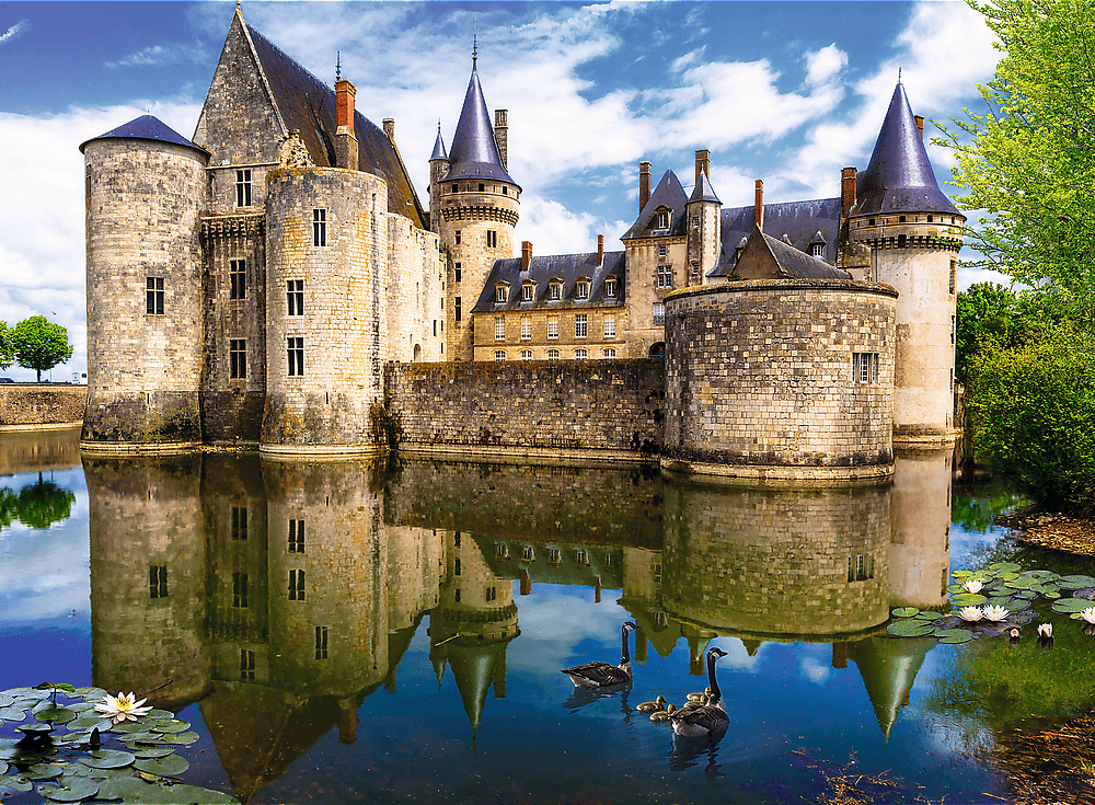 Sully-sur-Loire kastélya, Franciaország – a kirakó képe