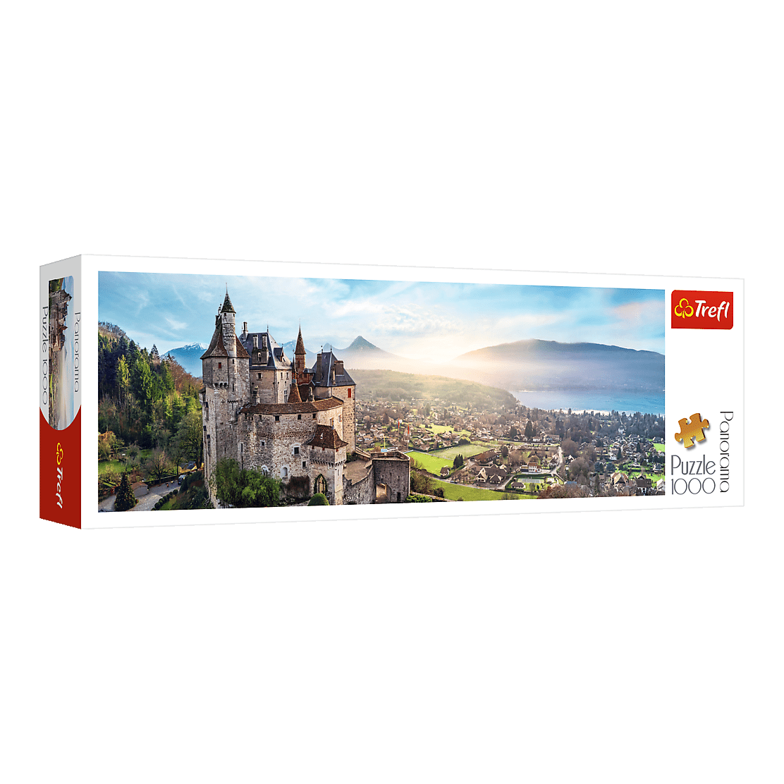 Menthon Kastély, Franciaország - panoráma Trefl 1000 darabos kirakó puzzle (TR - 29055) - puzzlegarden