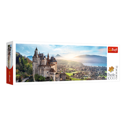 Menthon Kastély, Franciaország - panoráma Trefl 1000 darabos kirakó puzzle (TR - 29055) - puzzlegarden