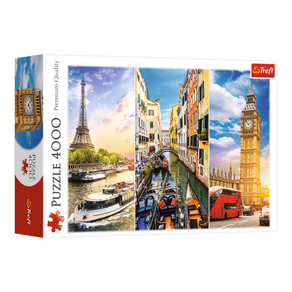 Utazás Európában Trefl 4000 darabos kirakó puzzle (TR-45009) - puzzlegarden