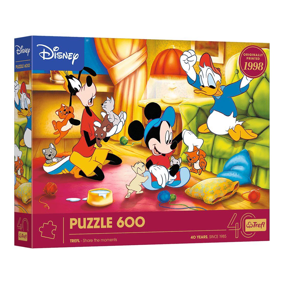 Trefl 40 Éves Jubileum - Mickey egér és barátai Trefl 600 darabos kirakó puzzle (TR - 37601) - puzzlegarden