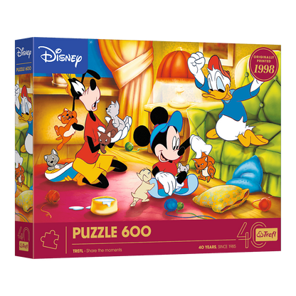 Trefl 40 Éves Jubileum - Mickey egér és barátai Trefl 600 darabos kirakó puzzle (TR - 37601) - puzzlegarden