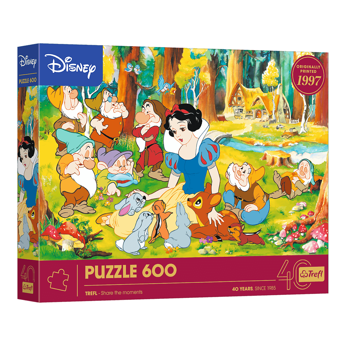 Trefl 40 Éves Jubileum - Hófehérke Trefl 600 darabos kirakó puzzle (TR - 37603) - puzzlegarden