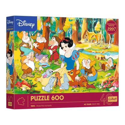 Trefl 40 Éves Jubileum - Hófehérke Trefl 600 darabos kirakó puzzle (TR - 37603) - puzzlegarden