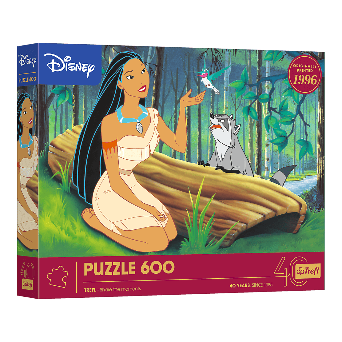 Trefl 40 Éves Jubileum - Pocahontas Trefl 600 darabos kirakó puzzle (TR - 37605) - puzzlegarden