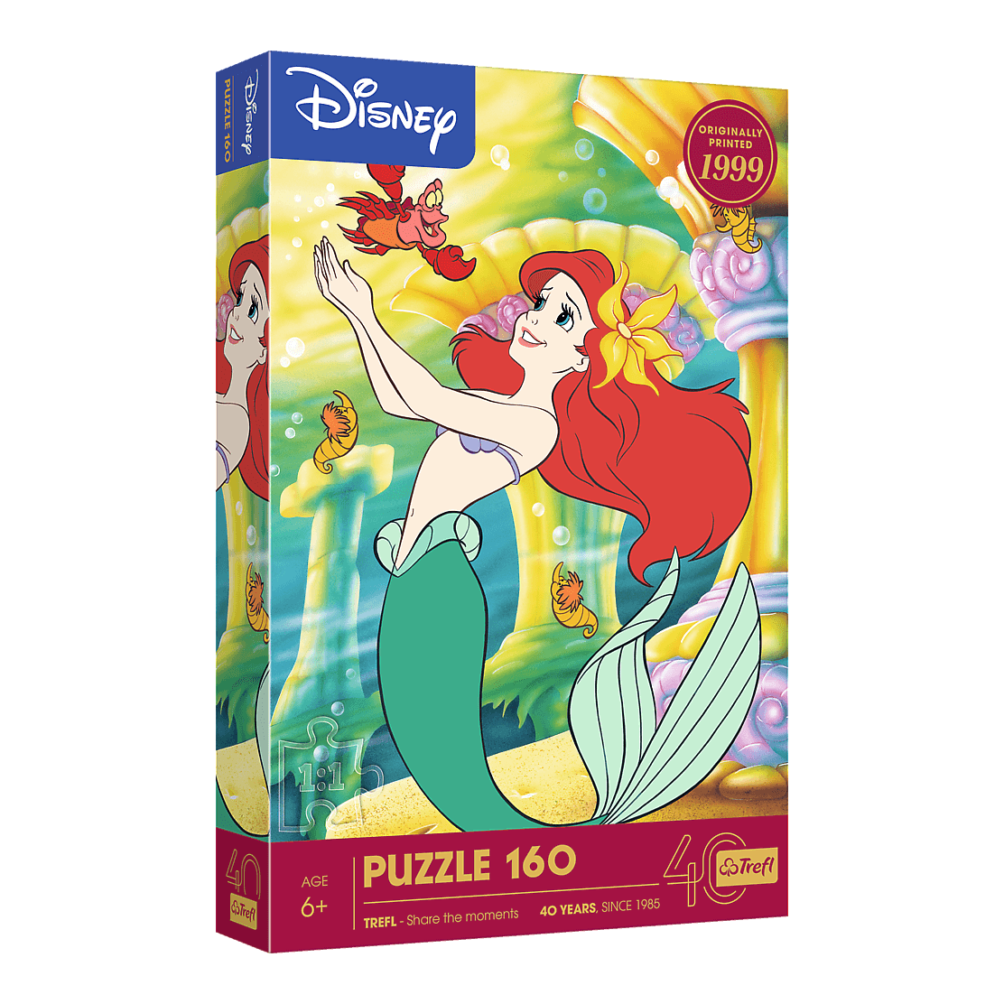 Trefl 40 Éves Jubileum – A kis hableány Trefl 160 darabos kirakó puzzle (TR - 40056) - puzzlegarden