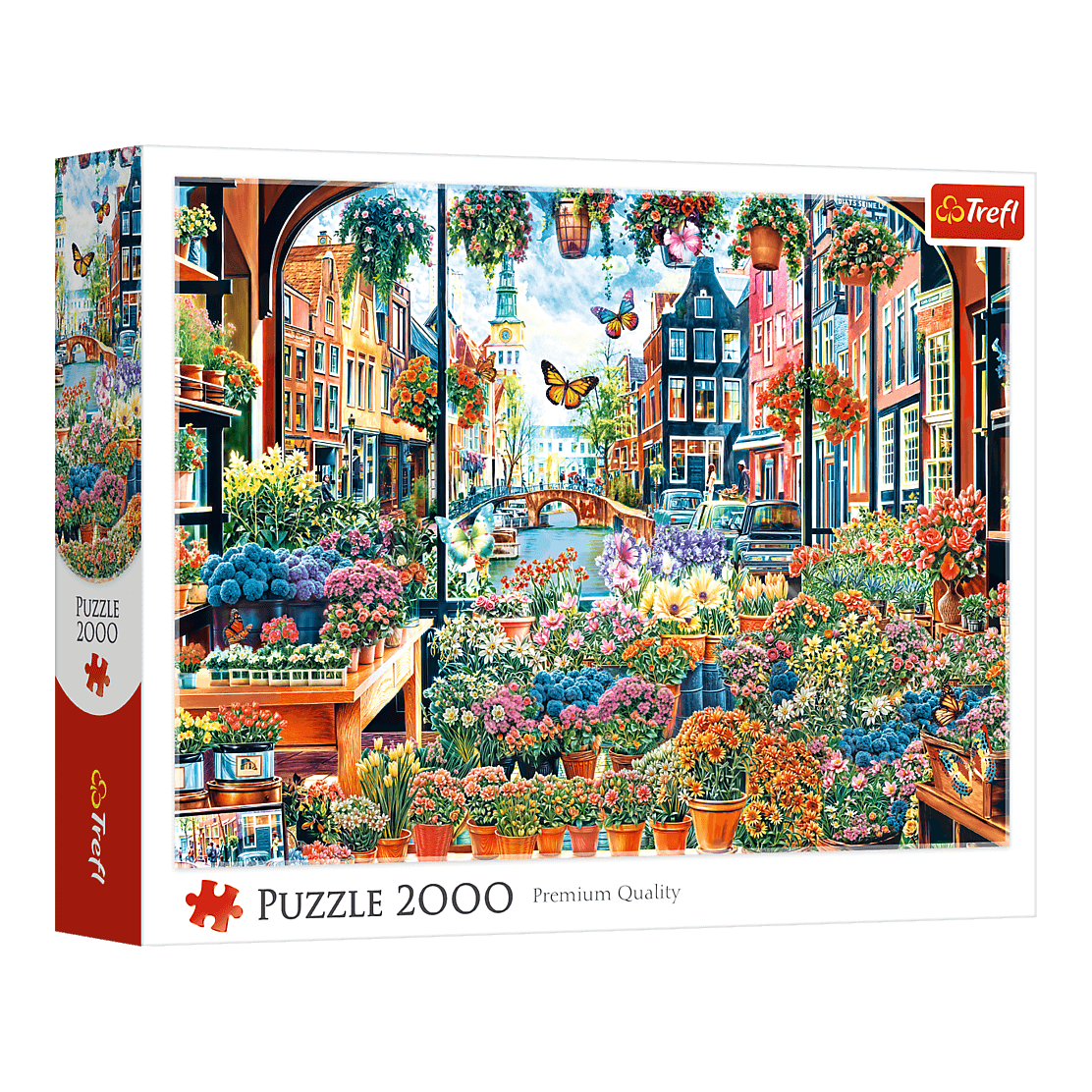 Amszterdami virágbolt Trefl 2000 darabos kirakó puzzle (TR-27128) - puzzlegarden