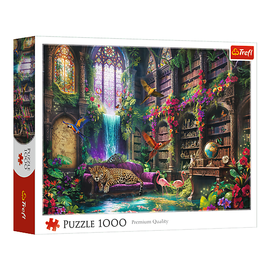Varázslatos könyvtár Trefl 1000 darabos kirakó puzzle (TR-10975) - puzzlegarden