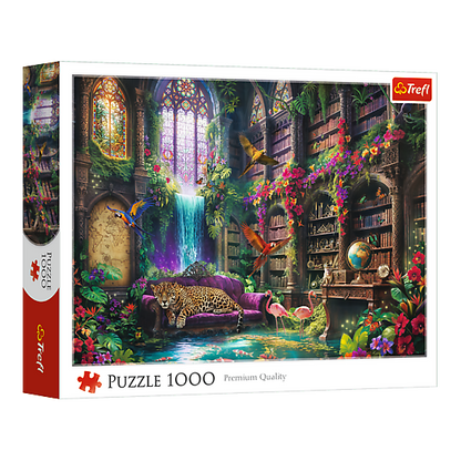 Varázslatos könyvtár Trefl 1000 darabos kirakó puzzle (TR-10975) - puzzlegarden