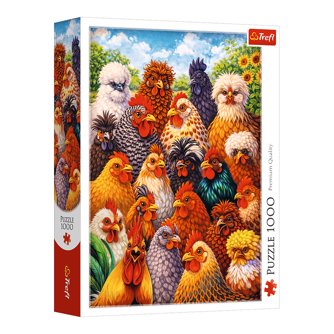 Tyúkok Trefl 1000 darabos kirakó puzzle (TR-10997) - puzzlegarden