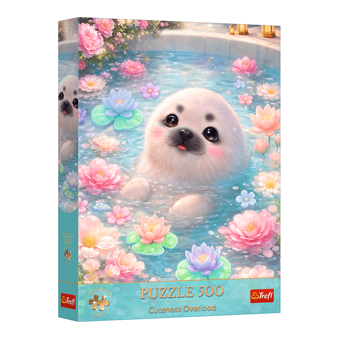 Cuteness Overload: Cuki fóka Trefl 500 darabos kirakó puzzle (TR-37642) - puzzlegarden