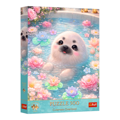 Cuteness Overload: Cuki fóka Trefl 500 darabos kirakó puzzle (TR-37642) - puzzlegarden