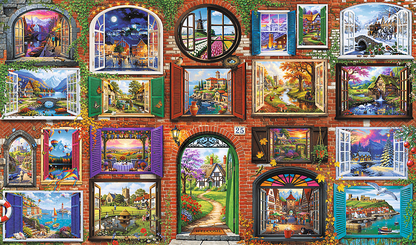 Az évszakok ablakai – a kirakó képe