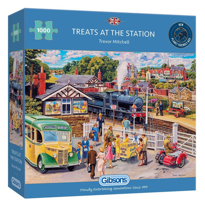 Treats at the Station Gibsons 1000 darabos kirakó puzzle (G - G6341 5012269063417) - puzzlegarden