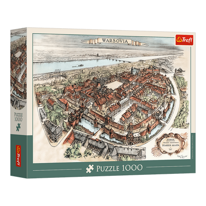 Varsó óvárosának újjáépítési terve, 1951 – Trefl 12206 – doboz