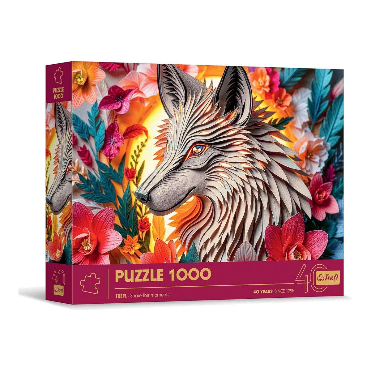 Trefl 40 Éves Jubileum - Farkas Trefl 1000 darabos kirakó puzzle (TR-40041) - puzzlegarden