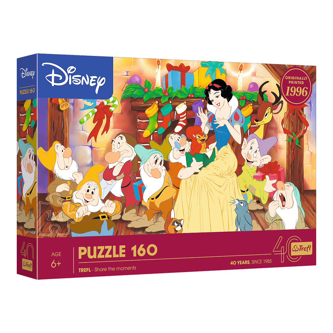 Trefl 40 Éves Jubileum – Hófehérke Karácsonya Trefl 160 darabos kirakó puzzle (TR-40057) - puzzlegarden