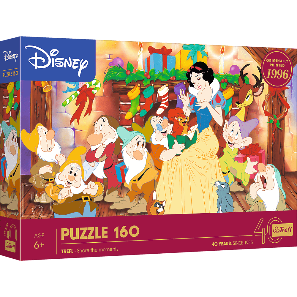 Trefl 40 Éves Jubileum – Hófehérke Karácsonya Trefl 160 darabos kirakó puzzle (TR - 40057) - puzzlegarden