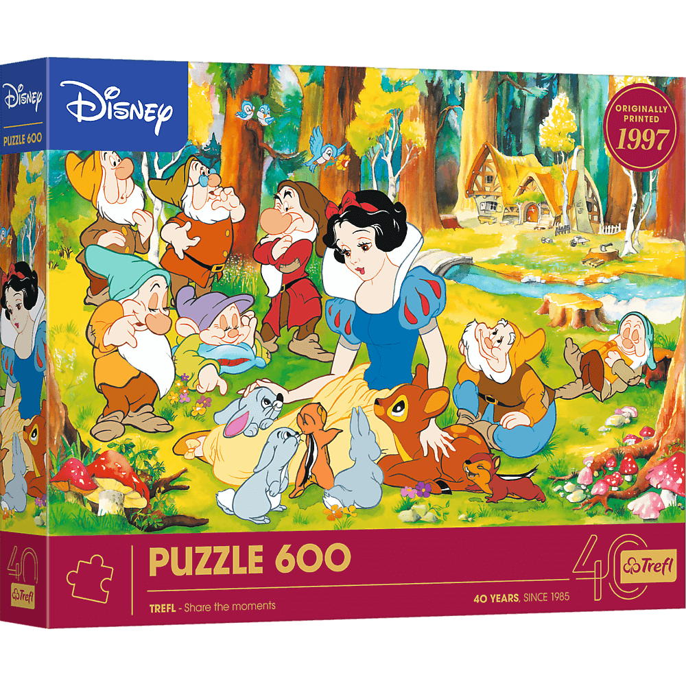 Trefl 40 Éves Jubileum - Hófehérke Trefl 600 darabos kirakó puzzle (TR - 37603 5900511376036) - puzzlegarden