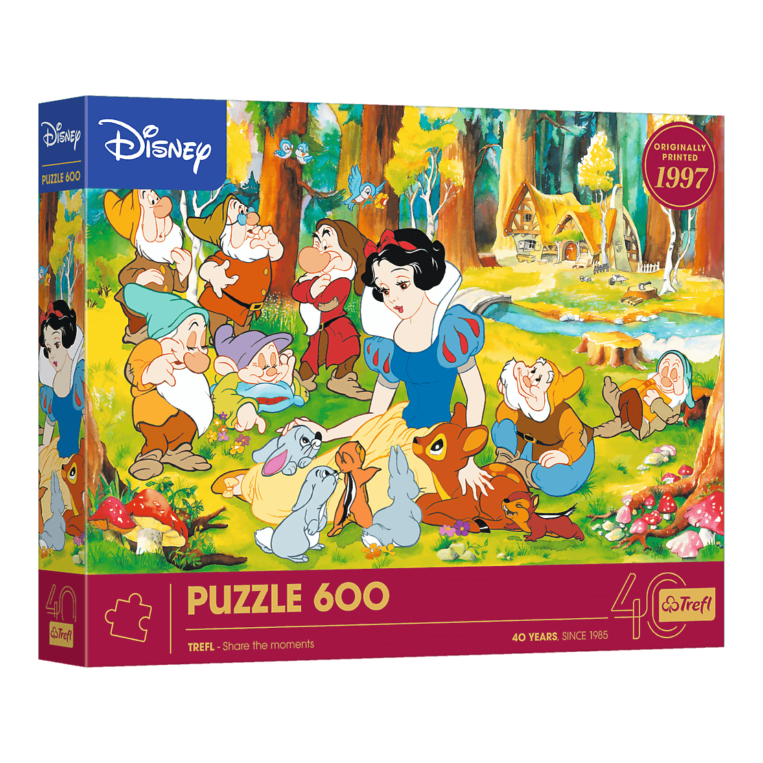 Trefl 40 Éves Jubileum - Hófehérke Trefl 600 darabos kirakó puzzle (TR-37603) - puzzlegarden