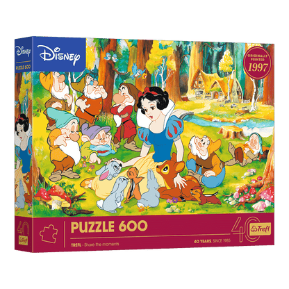Trefl 40 Éves Jubileum - Hófehérke Trefl 600 darabos kirakó puzzle (TR-37603) - puzzlegarden