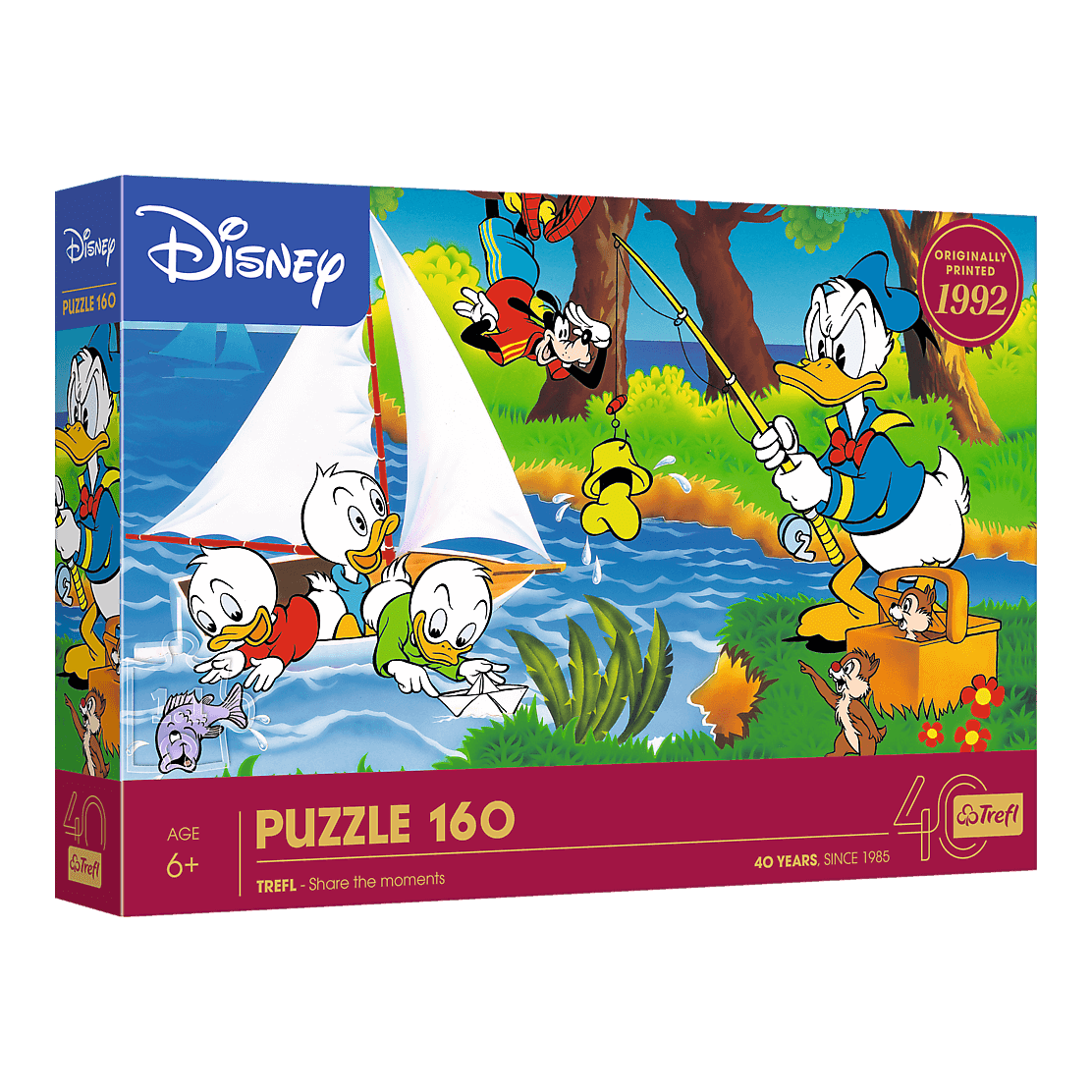 Trefl 40 Éves Jubileum – Kaland a tóparton Trefl 160 darabos kirakó puzzle (TR-40053) - puzzlegarden