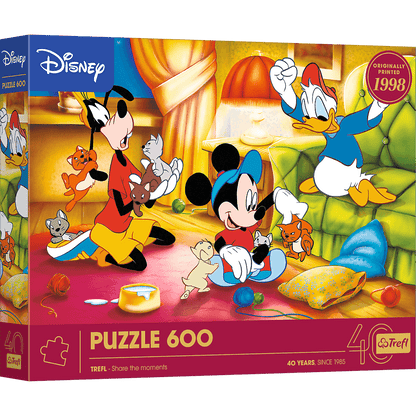 Trefl 40 Éves Jubileum - Mickey egér és barátai Trefl 600 darabos kirakó puzzle (TR - 37601 5900511376012) - puzzlegarden
