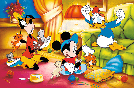 Trefl 40 Éves Jubileum - Mickey egér és barátai Trefl 600 darabos kirakó puzzle (TR - 37601 5900511376012) - puzzlegarden