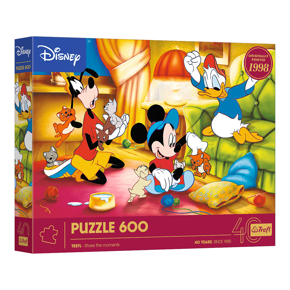 Trefl 40 Éves Jubileum - Mickey egér és barátai Trefl 600 darabos kirakó puzzle (TR-37601) - puzzlegarden