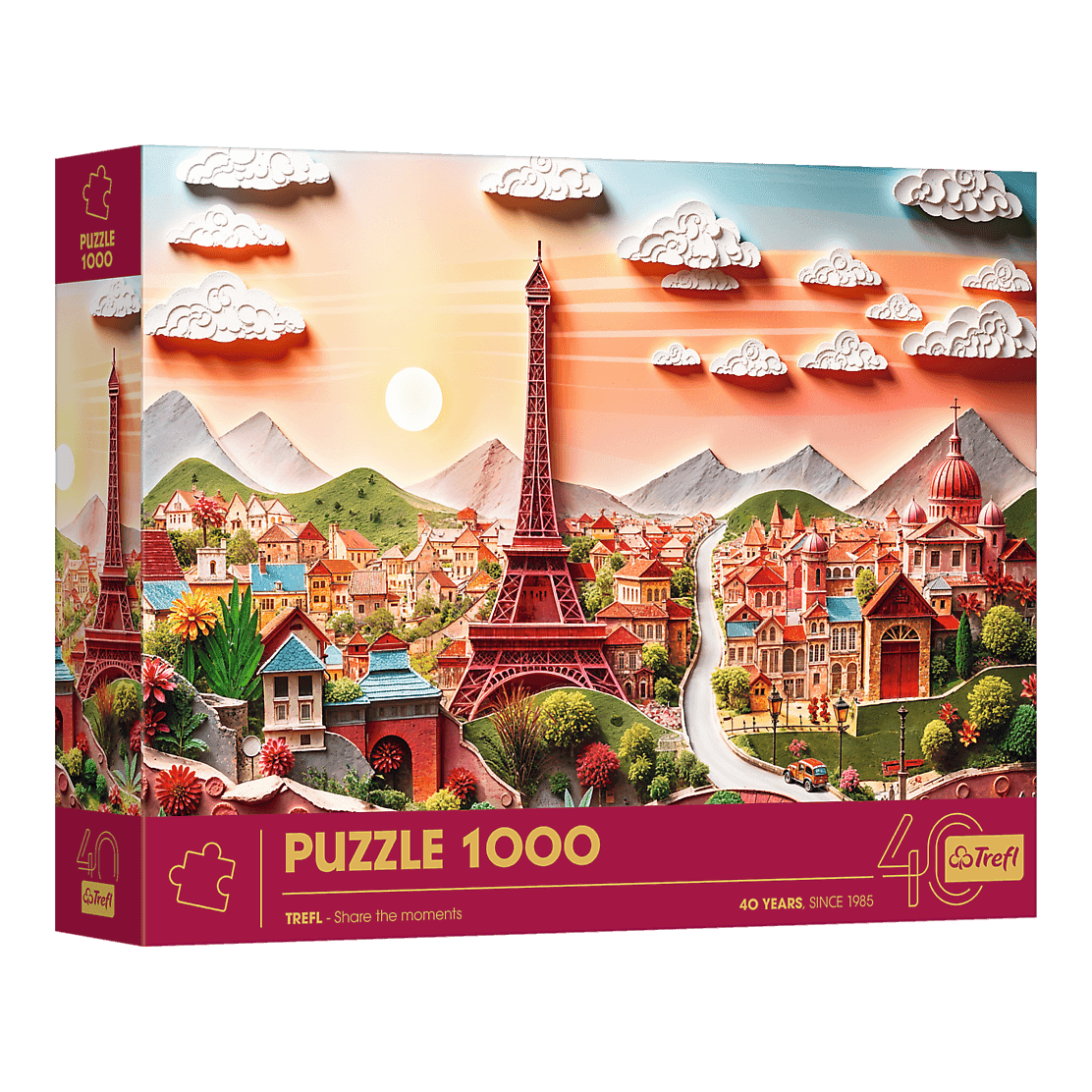 Trefl 40 Éves Jubileum - Párizs Trefl 1000 darabos kirakó puzzle (TR-40044) - puzzlegarden
