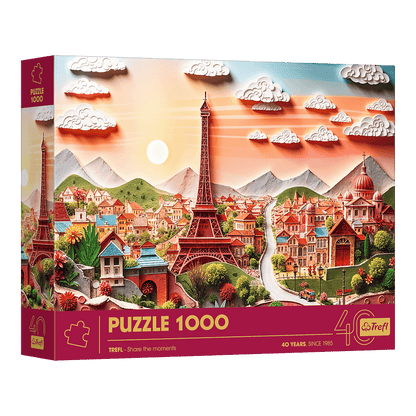 Trefl 40 Éves Jubileum - Párizs Trefl 1000 darabos kirakó puzzle (TR-40044) - puzzlegarden