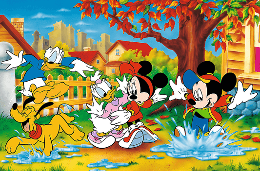 Trefl 40 Éves Jubileum – Pocsolyázás Trefl 160 darabos kirakó puzzle (TR - 40055) - puzzlegarden