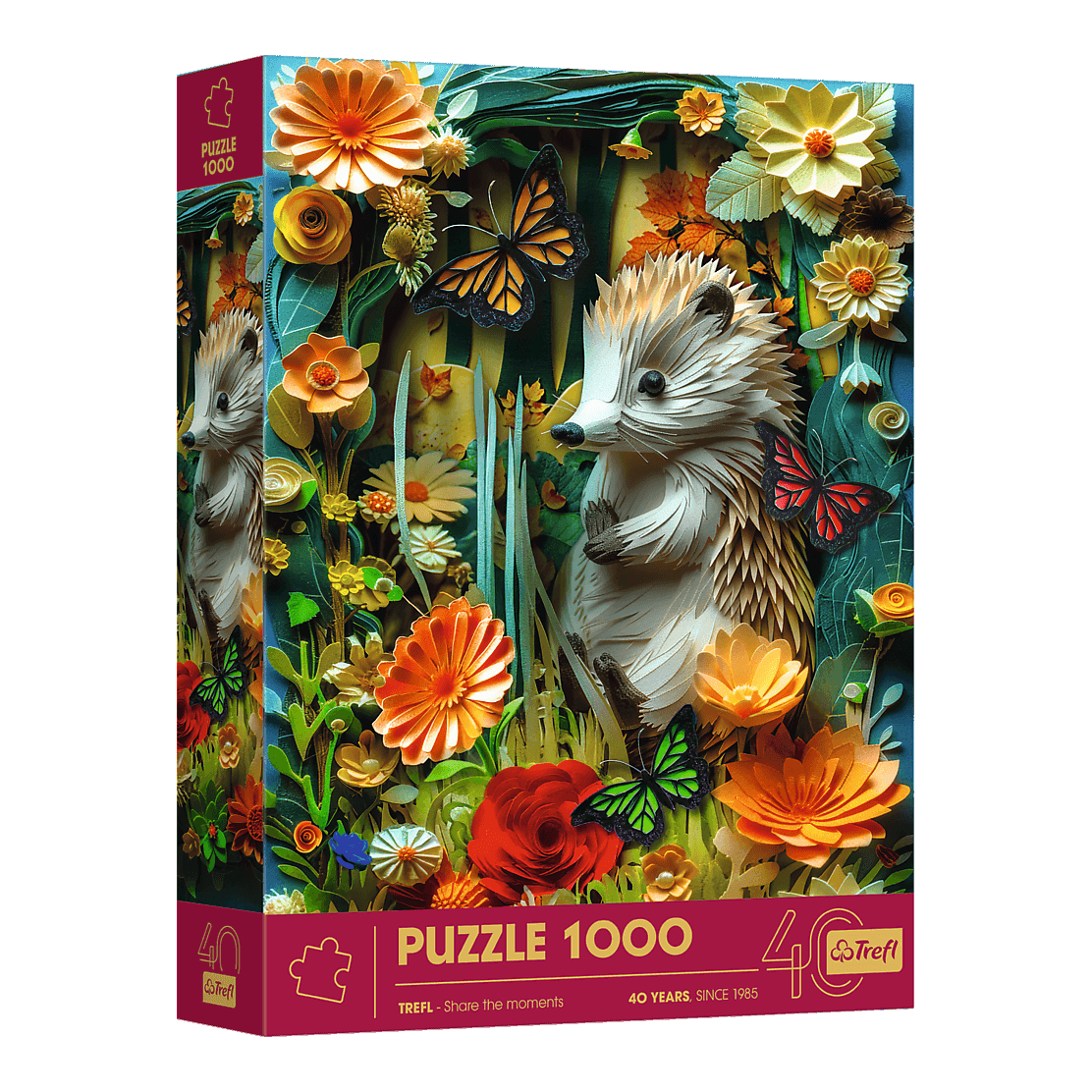 Trefl 40 Éves Jubileum - Sün Trefl 1000 darabos kirakó puzzle (TR-40042) - puzzlegarden
