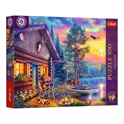 Tea Time: Kikötő naplementében – a kirakó doboza