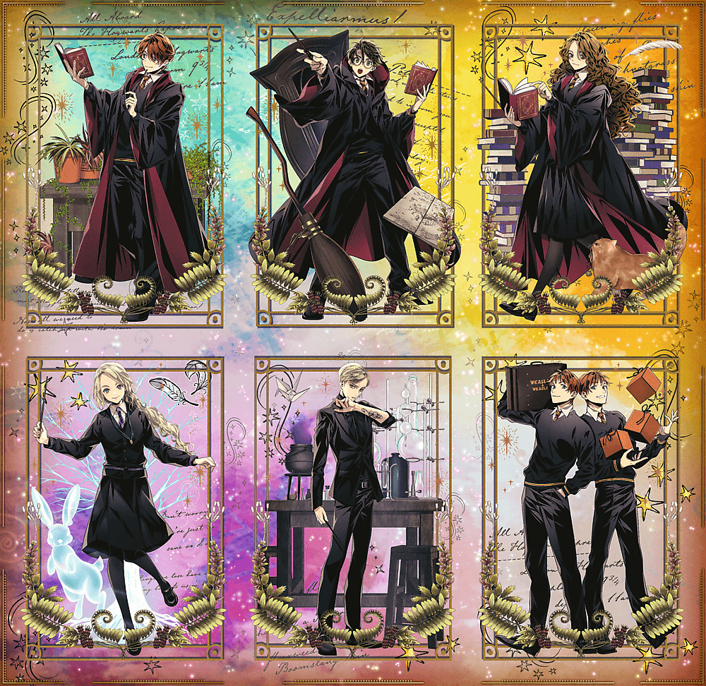 Harry Potter: Fiatal varázslók – Trefl 81059 – teljes kirakókép