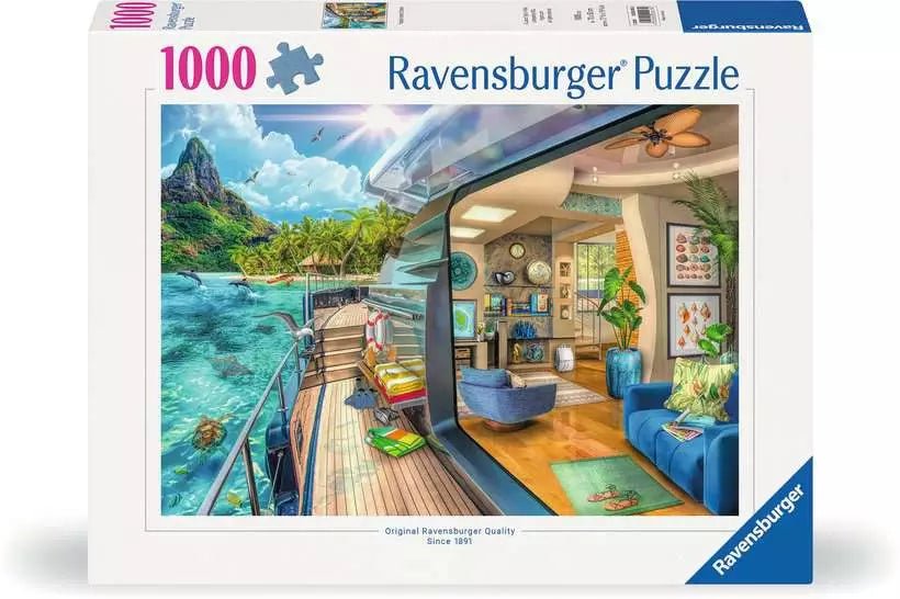 Trópusi hajókázás Ravensburger 1000 darabos kirakó puzzle (RA-12000413) - puzzlegarden
