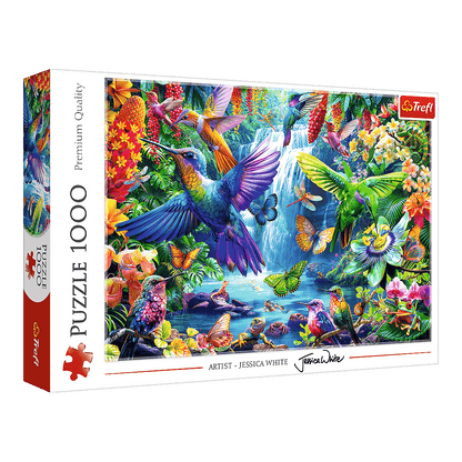 Trópusi kolibrik Trefl 1000 darabos kirakó puzzle (TR-10880) - puzzlegarden