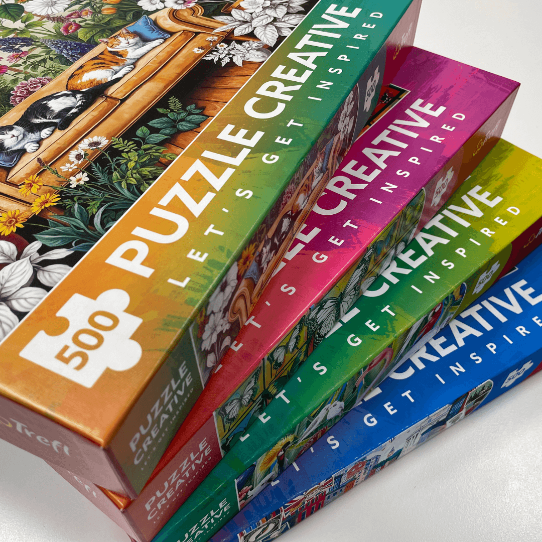 Trópusi madarak - színező kirakó Trefl 500 darabos kirakó puzzle (TR-37564) - puzzlegarden